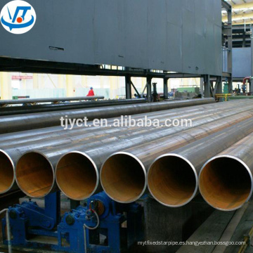 Tubo de acero de carbono del diámetro grande de 36 pulgadas / tubo de acero con poco carbono soldado / tubo soldado con autógena de acero